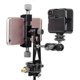 thumbnail image 2 of Phone Holder,Universal SmartPhone All Metal Tripod Adapter Cell Phone Clipper 360 Rotation, 2 of 5