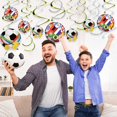 thumbnail image 5 of Rvaymup Soccer Game Celebration Swirl Decorations, Football Themed Party Supplies, 5 of 7