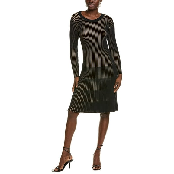 Nanette Nanette Lepore womens Midi Dress, l, Black