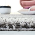 thumbnail image 4 of SAFAVIEH Venus Anuki Striped Shag Area Rug, Grey/Ivory, 4' x 6', 4 of 11