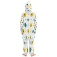 thumbnail image 3 of Vzayyk 4T-14Y Size Aviliable Cozy One-Piece Footless Sleeper Pajama Dots in Yellow and Green, 3 of 8