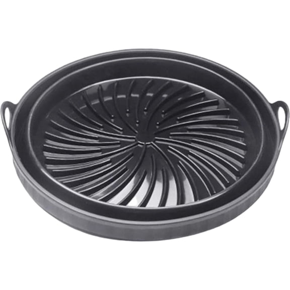 Reusable Silicone Air Fryer Basket Liner Non Stick Oven Baking Tray for Meat Vegetables Cakes Pastries Heat Resistant Dishwasher Safe Food Grade Foldable, An Air Fryer Mat
