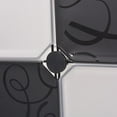 thumbnail image 3 of vidaXL Cube de Rangement avec 9 Compartiments Noir et Blanc, 3 of 4
