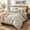Botanical - Dusty Green-Twin/Twin XL(68"×90"), variant on Botanicaltonforter Size - Lake Green With Dusky Blue & Warm Rust Leaves On Reversible Lightweight Bedding Sets 2pcs(polka Dot 68"*