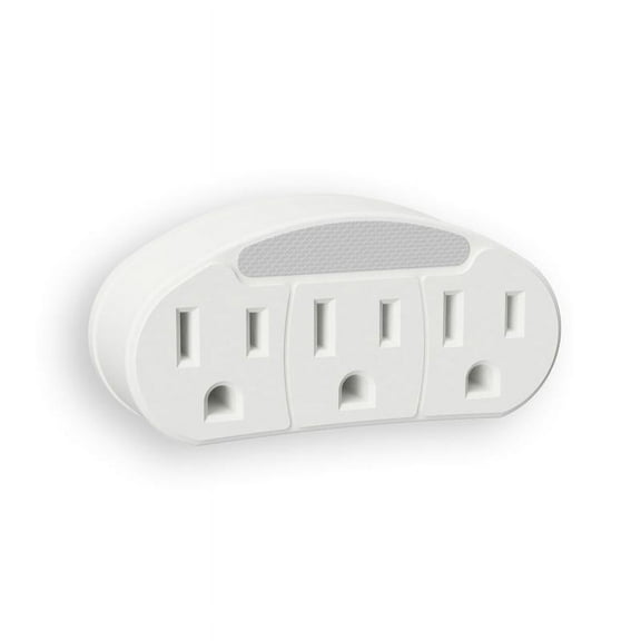 Amerelle Automatic Plug-in Incandescent Night Light with Outlet