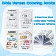 thumbnail image 3 of Libros para colorear con versículos bíblicos Dvbonike, 24 unidades, para niños de 4 a 8 años, 3 of 7