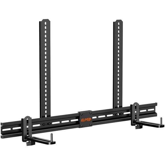 Soporte de barra de sonido ELIVED debajo del televisor para barras de sonido de hasta 7,5 kg