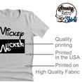 thumbnail image 4 of Mickey Wicked Shirt, Animal Kingdom Epcot Magic Kingdom Vacation Shirt Casual Unisex Short Sleeve ( X-Large, Gray), 4 of 4