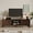 Dark Brown, variant on HIUU Modern Entertainment Center with Storage, Brown 75 Inch TV Stand with Drawers,Brown TV Console for Living Room,Solid Wood TV Cabinet
