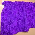 thumbnail image 2 of Rosette Floral Pop Up Flower Window Valance 54 Inch Wide Purple, 2 of 2