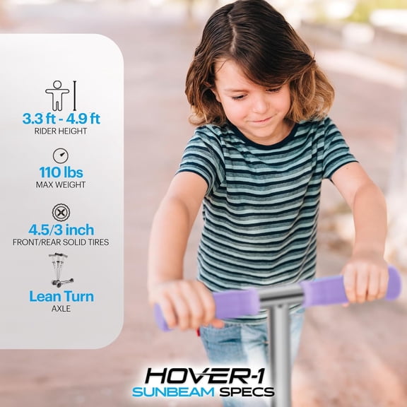 Kick Scooter with Multicolor Wheel Lights, Adjustable Height, 110lb Weight Capacity