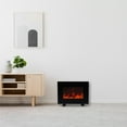 thumbnail image 7 of FLAME&SHADE Small Wall Mounted or Freestanding Electric Fireplace Heater with Remote, 22 inch, 7 of 7