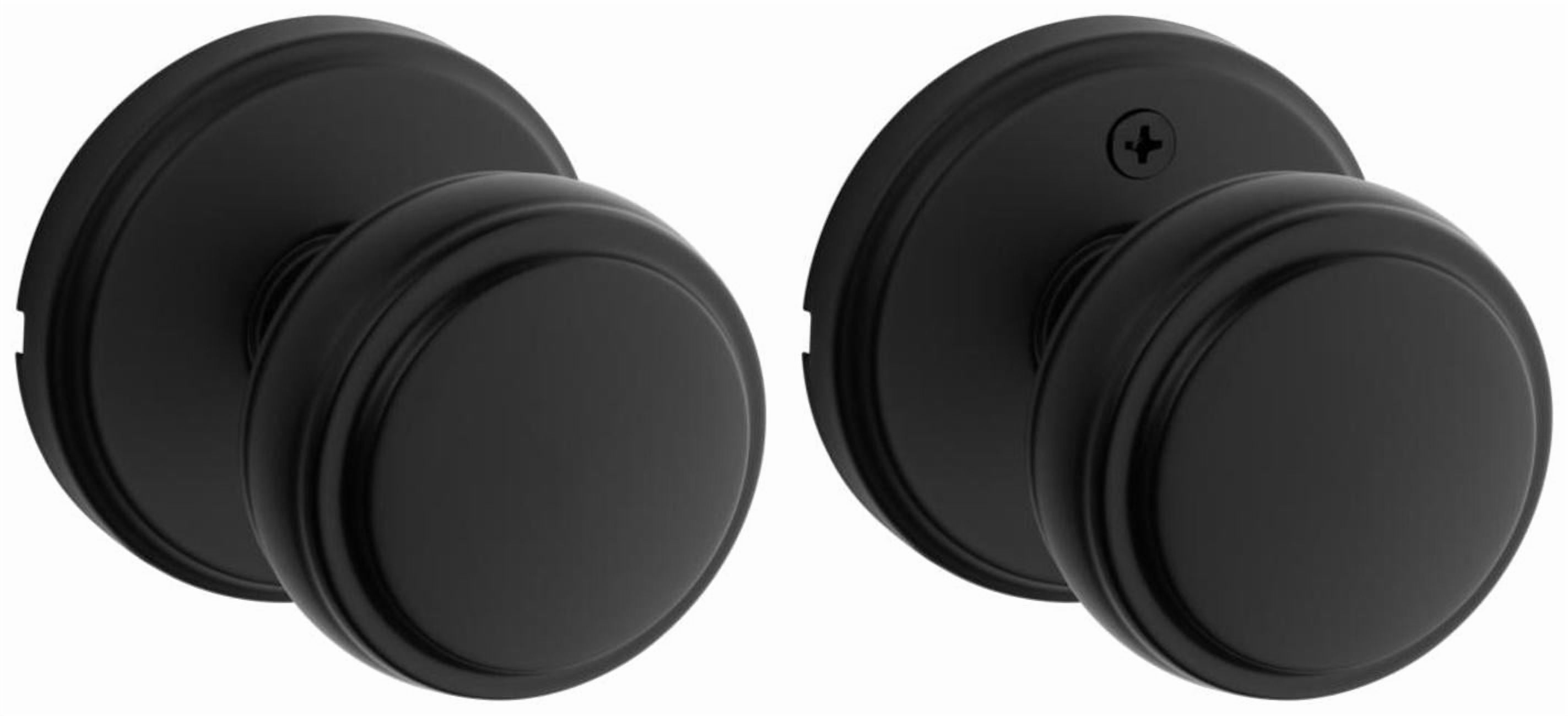 Kwikset 720SOK-514 Sora Passage Door Knob Set - Black
