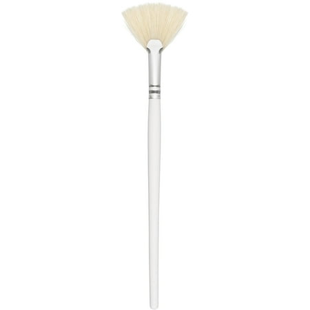 Glycolic Fan Brush - Fan Brush Boar 8 Glycolic Lactic TCA Serum Mask by, Made from Boar Hair, Aluminum, and Wood By CosChemSupply