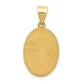 thumbnail image 4 of 14k Polished and Satin Hollow St Jude Thaddeus Medal Oval Pendant, 4 of 4