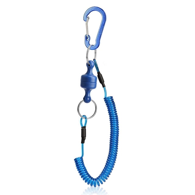 Cuerda de retención Cuerda de seguridad antideslizante de fácil liberación Gadgets para exteriores (Azul)