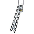 thumbnail image 5 of EQCOTWEA Hidden Loft Folding Ladder Side-Mounted Portable Extension Staircase Black Al-mg Alloy, 5 of 6
