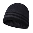thumbnail image 1 of Sonducket Gorros de lana de punto de invierno Gorros de protección de calavera a rayas Jersey informal Gorro al aire libre Regalos deportivos Esquí Sombreros gris carbón Sonducket AP010036-04, 1 of 6
