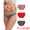 1 Dark Pink 1 Gray 1 Green 1 Red, variant on DARING DIVA Maternity Low Waist Briefs 4 Pack XL 1 White 1 Dark Purple 1 Beige 1 Blue