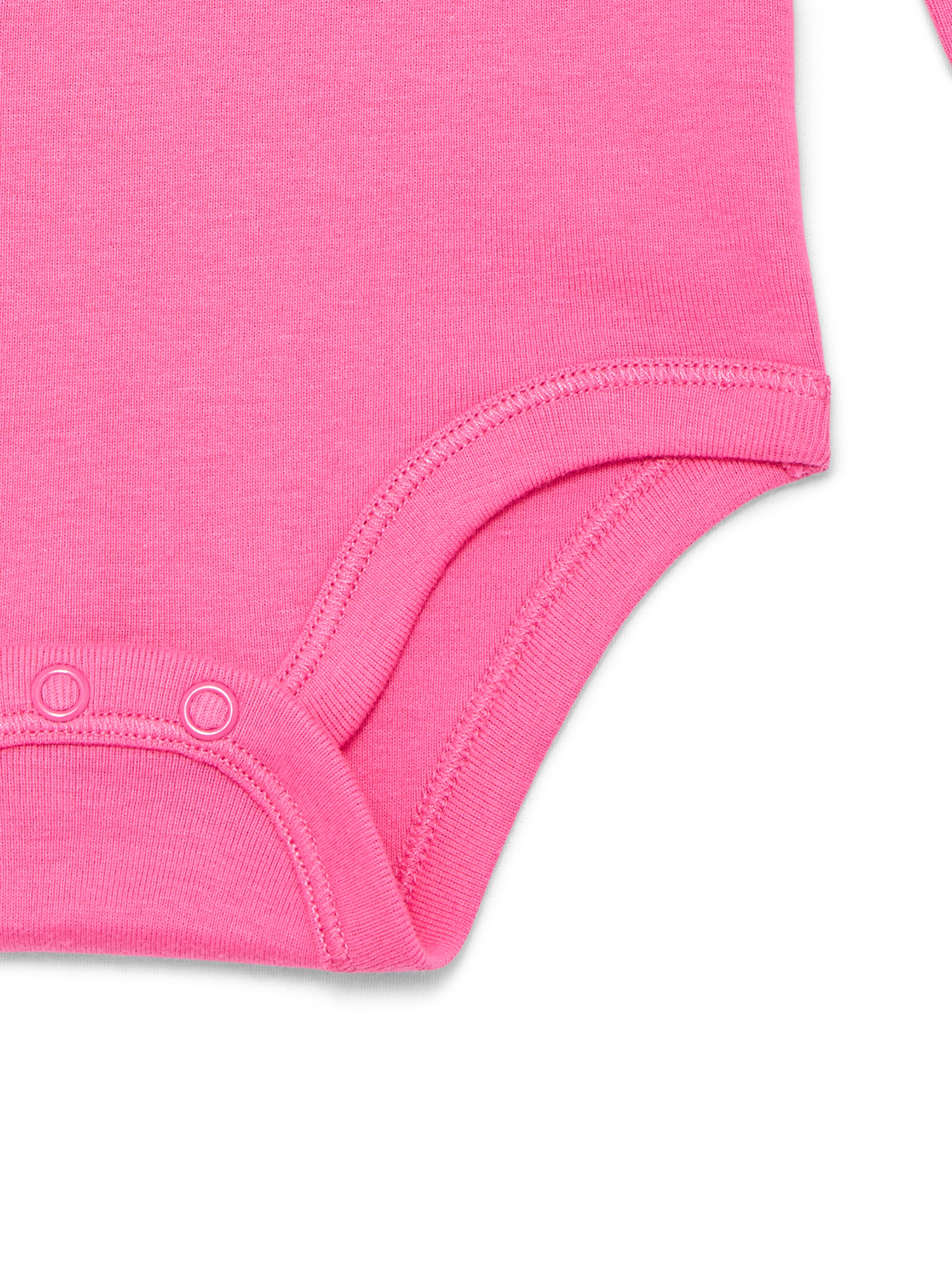 Wonder Nation Baby Girls Bodysuit with Long Sleeves, Sizes 0-24 Months