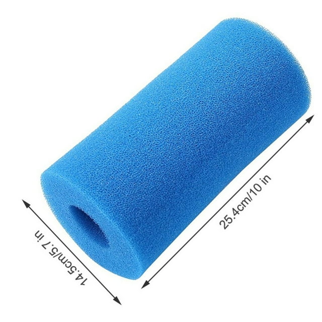 MYG 1 Pack Pool Filter Sponge Cartridge for Type B Pool Pump Swimming Pool Filter Foam Pool Cleaner Foam Reusable Washable Hot Tub Cleaner Tool Type B Replacement Filter Pump Cartridge