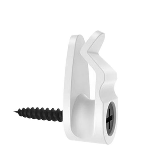 HengDidi Outdoor Light Clips Set of 10 for Hanging Decorations, Screw Mount Hooks for Patio, Fence and Events, Durable All-Weather Use