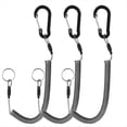 thumbnail image 1 of Paquete de 3 Llaveros en Espiral, Cable Espiral para Exteriores, Cuerda Seguridad Retráctil, Accesorios con Clip Aleación Aluminio, 1 of 7