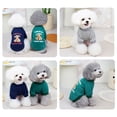thumbnail image 2 of BT Bear 3Pcs Small Dog Hoodie Sweaters, Dog Winter Clothes, Pet Hooded Sweatershirt Pullover, Dog Outfit Coat Apparel for Puppy Kittens S, 2 of 5
