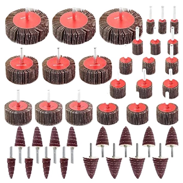 Foaenda Flap Wheel Sanders 40 Pieces Aluminum Oxide Abrasive Wheel