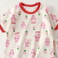 thumbnail image 4 of Pretxorve All Age Outfit Kids Cool Thin Short Sleeve Top and Shorts Unisex Daily Indoor Relaxed Pajama, 4 of 4