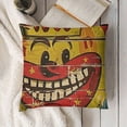 thumbnail image 3 of YINGXI  Tiki Bar Throw Pillow Cushion Cover, Way to Tiki Club Vintage Design Retro Grunge Polynesian Exotic Retro Print, Decorative Square Accent Pillow Case, Earth Yellow 20x20in, 3 of 5