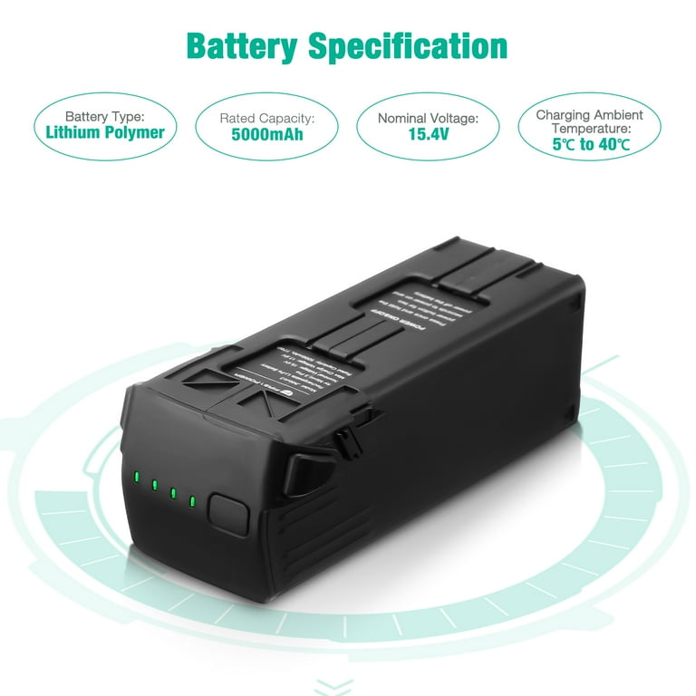 2-Pack for DJI Mavic 3 Battery, 15.4V 5.0Ah Intelligent Flight