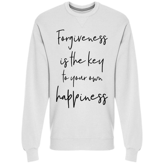 Forgiveness Key To Happiness Sweatshirt Men -Image by Shutterstock, Male Medium