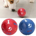 thumbnail image 3 of Juguete rompecabezas para perros y mascotas, divertido y resistente, con forma de pelota de premios, dispensador interactivo de comida mental M9G8, 3 of 8