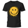 thumbnail image 1 of Playera Negra Manga Corta Extra Grande Carita Feliz, 1 of 3