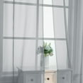 thumbnail image 2 of Nmkwnr Sheer Curtains 2 Panels Light Filtering Curtain Window Drapes for Bedroom Living Room, 52" x 63", 2 of 7