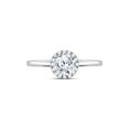 thumbnail image 4 of FB Jewels 14kt White Gold Womens Round Diamond Solitaire Bridal Wedding Engagement Ring 7/8 Cttw, 4 of 4