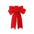 thumbnail image 1 of Huanglei Elegant Bow Hanging Ornament For Festive Holiday And Home Party Décor With Classic Red Green Design, 1 of 3