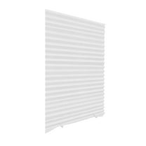 Pleated Window Shades Cordless Light Filtering Temporary No Drill Window Blinds Easy Install Cut to Size Fabric Shades for Bedroom Living Room Office Nursery Kitchen Bathroom