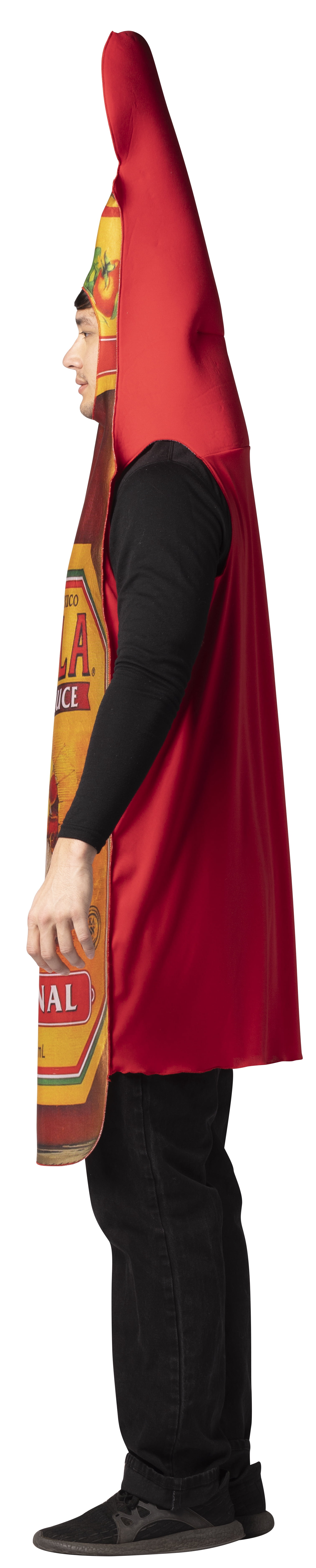 Imposta Costumes Adult Cholula Hot Sauce Halloween Costume Tunic, Size Small to Extra Large