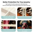 thumbnail image 3 of Thanksgiving Turkey Travel Portable Square Jewelry Organizer Box - Earring Holder, Ring, Necklace, Bracelet Storage - Suitable for Girls and Women - Jewelry Stand, Jewelry Boxes, 3 of 6