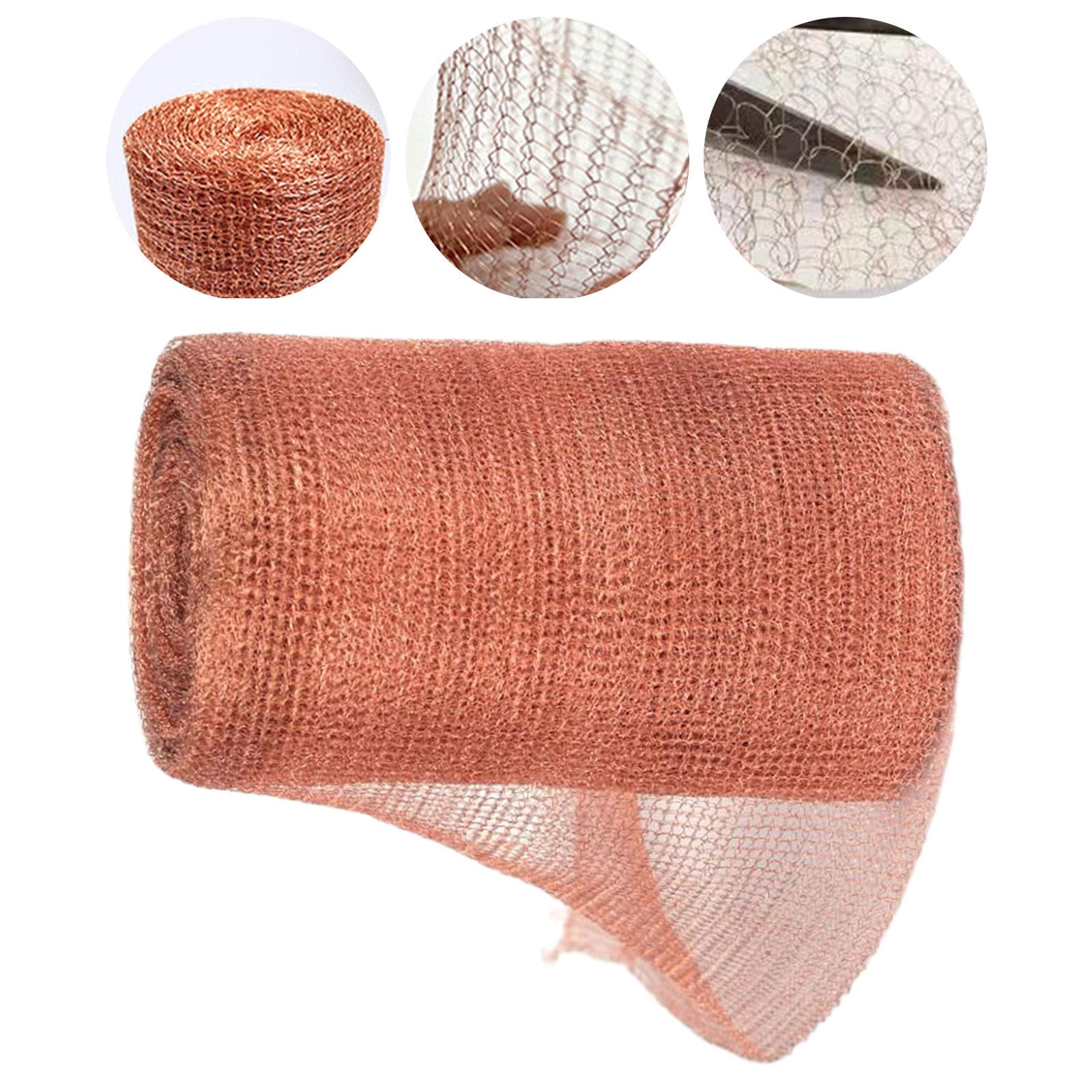 Gazechimp Copper Wire Mesh Easy to Use Woven Mesh Screen for Home Gardening Distilling 12.7cmx10M