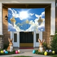 thumbnail image 3 of Easter Celebration Backdrop - Vibrant Bunny & Egg Design for Parties and Photo Props - Perfect for Family Gatherings, Events, School Activities, and Festive Photography - Easy to Install, Lightweight, 3 of 5