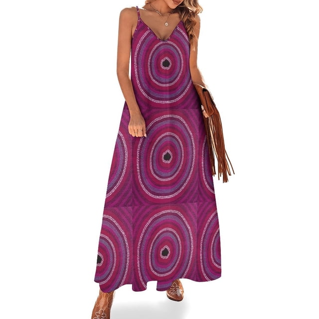 Vestido sin mangas Secret Waterhole (rosa) Vestido de verano para mujer 2024 Vestidos de verano para mujer 2024 Vestidos sueltos elegantes para mujer