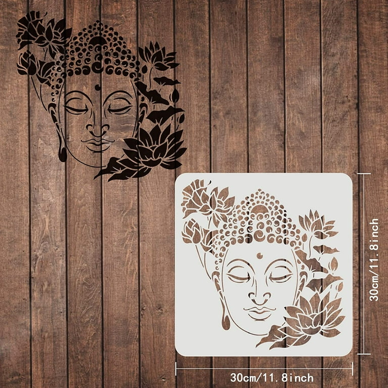 Buddha Stencil Designs