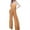 Earth Yellow, variant on utcoco Women's Casual Denim Overalls Adjustable Straps Wide Leg Jumpsuit