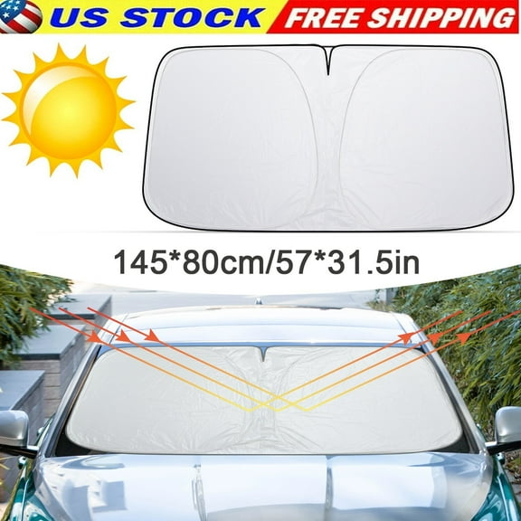 Elegant Choise FIT Chevrolet Car Windshield Sun Shade Shield Cover Visor Foldable UV Heat Block
