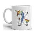 thumbnail image 2 of Dabbing Unicorn Meme Dance Funny Coffee Tea Ceramic Mug Office Work Cup Gift 15 Oz, 2 of 3