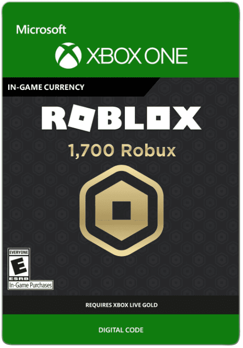 Roblox 1 700 Robux Id Xbox Xbox Digital Download Walmart