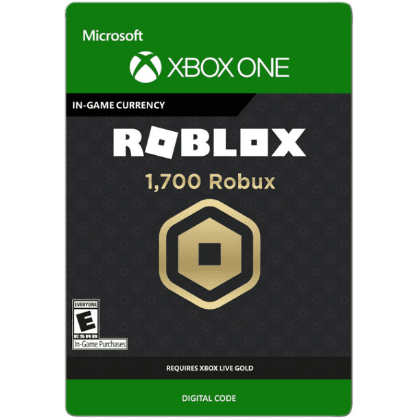 Roblox 1 700 Robux Id Xbox Xbox Digital Download Walmart Com Walmart Com - roblox braces